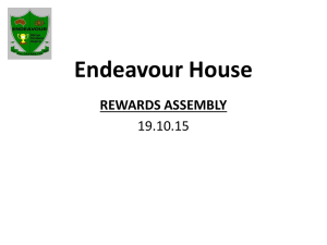 Endeavour House REWARDS ASSEMBLY 19.10.15