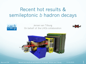 Recent hot results &amp; semileptonic hadron decays b