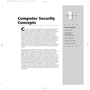 1 C Computer Security Concepts