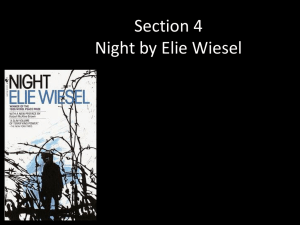 Section 4 Night by Elie Wiesel