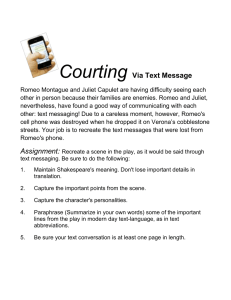 Courting Via Text Message