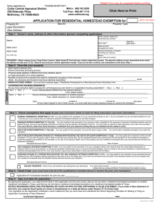 Collin Central Appraisal District 250 Eldorado Pkwy McKinney, TX 75069-8023