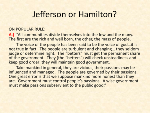 Jefferson or Hamilton?