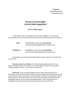 Be Sure to Get the Right Contract Rules Supplement Contracts