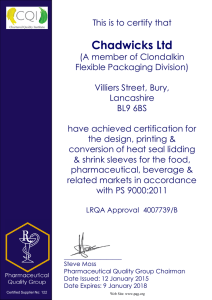 Chadwicks Ltd
