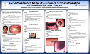 Genodermatoses Chap. 3: Disorders of Vascularization