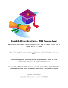 Barksdale Elementary Class of 2006 Reunion Event