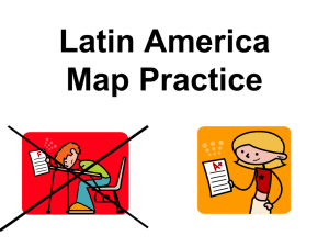 Latin America Map Practice