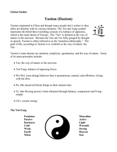 Taoism (Daoism)