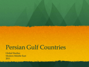 Persian Gulf Countries Global Studies Modern Middle East 2011