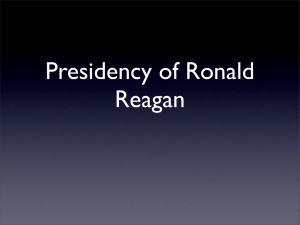 Presidency of Ronald Reagan
