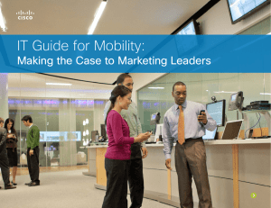 IT Guide for Mobility: Making the Case to Marketing Leaders