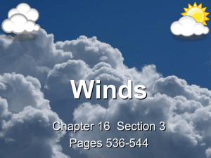 Winds Chapter 16  Section 3 Pages 536-544