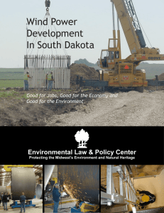 Wind Power Development In South Dakota Environmental Law &amp; Policy Center