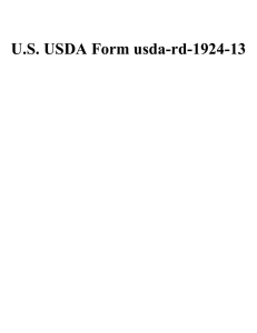 U.S. USDA Form usda-rd-1924-13