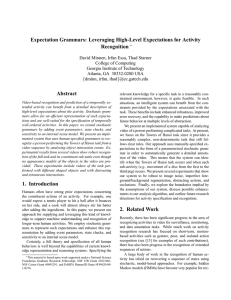 Expectation Grammars: Leveraging High-Level Expectations for Activity Recognition
