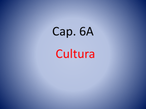 Cap. 6A Cultura