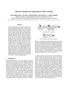 Inference Machines for Nonparametric Filter Learning