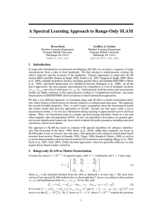 A Spectral Learning Approach to Range-Only SLAM