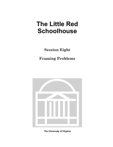 The Little Red Schoolhouse Session Eight