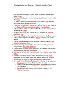 Study Guide for Chapter 4 Social Studies Test