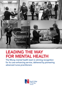 LEADING THE WAY FOR MENTAL HEALTH