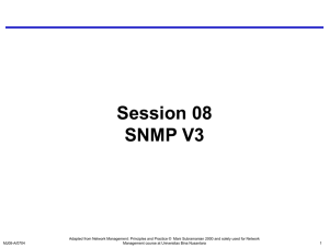 Session 08 SNMP V3