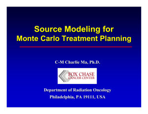 Source Modeling for Monte Carlo Treatment Planning C -