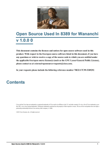 Open Source Used In 8389 for Wananchi v 1.0.0 0