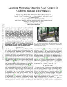 Learning Monocular Reactive UAV Control in Cluttered Natural Environments
