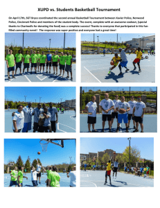 XUPD vs. Students Basketball Tournament