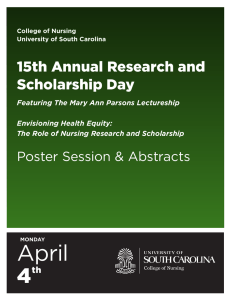 15th Annual Research and Scholarship Day