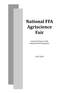 National	FFA Agriscience Fair