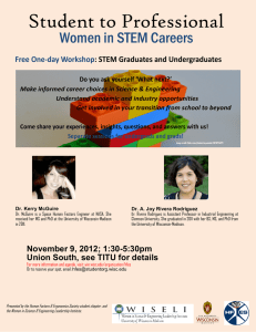 Student to Professional Women in STEM Careers  : STEM Graduates and Undergraduates