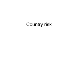Country risk