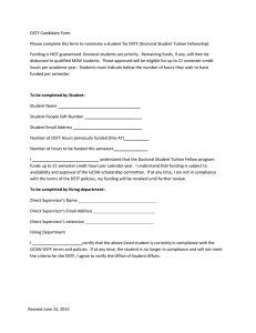 DSTF Candidate Form