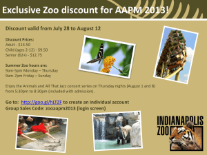 Exclusive Zoo discount for AAPM 2013!