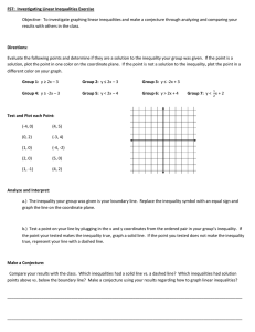 FST:  Investigating Linear Inequalities Exercise