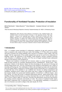 Functionality of Ventilated Facades: Protection of Insulation  ( 0 0