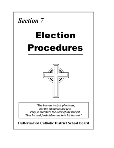 Election Procedures Section 7