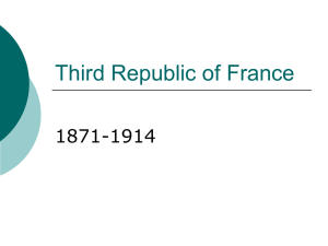 Third Republic of France 1871-1914