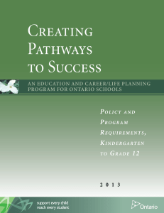 Creating Pathways to Success P