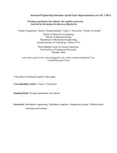 Journal of Engineering Education, Special Issue: Representations (vol. 102, 1/2013)