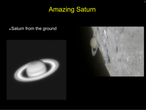 Amazing Saturn Saturn from the ground 1 