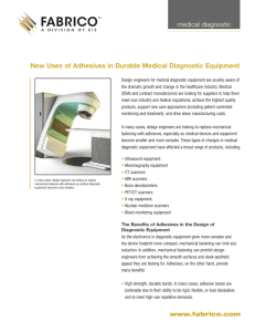 New Uses of Adhesives in Durable Medical Diagnostic Equipment medical diagnostic