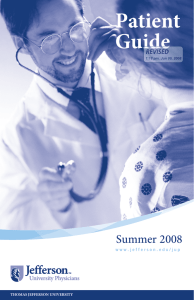 Patient Guide Summer 2008