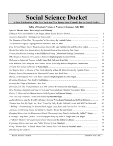 Social Science Docket