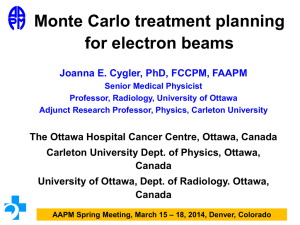 Monte Carlo treatment planning for electron beams