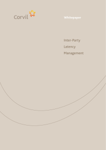 Inter-Party Latency Management Whitepaper