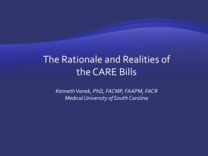 The Rationale and Realities of the CARE Bills